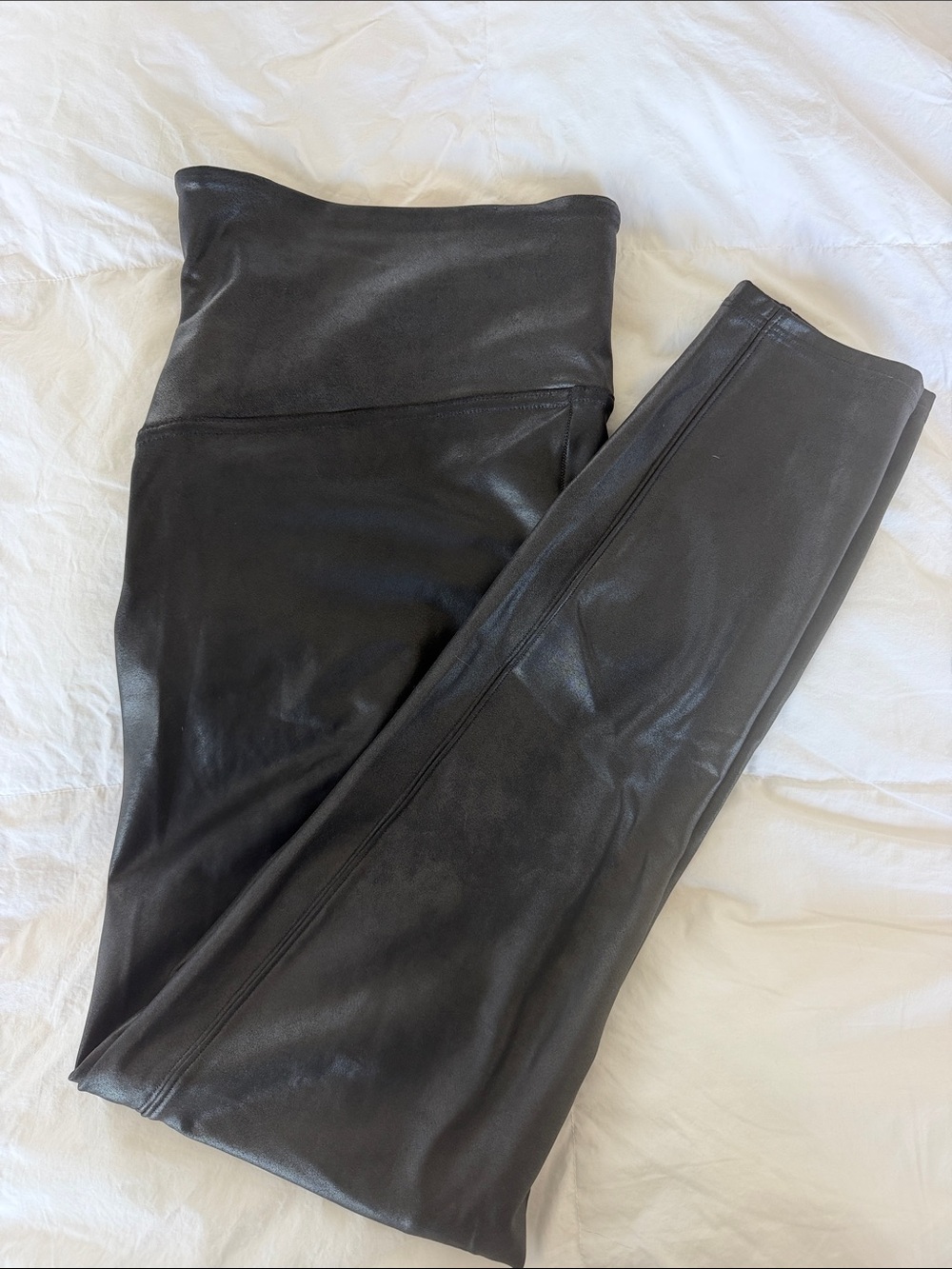 SPANX Black High-Waist Shaping Leggings